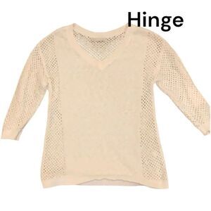 Hinge designer sweater 3/4 sleeve